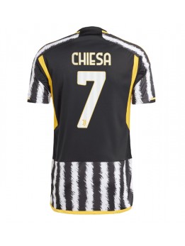 Juventus Federico Chiesa #7 Heimtrikot 2023-24 Kurzarm